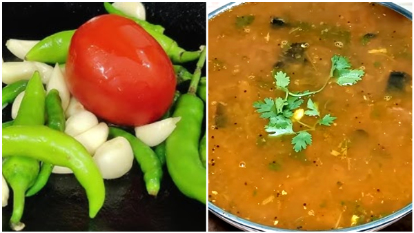 How To Make Tomato Garlic Rasam Recipe At Home In Kannada