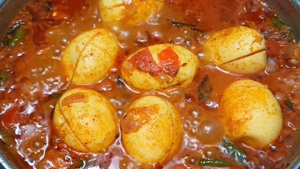 How To Make Tomato Egg Curry At Home In Kannada