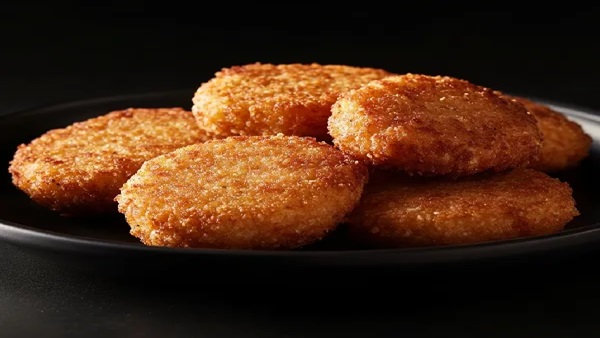 aloo and bread crumps