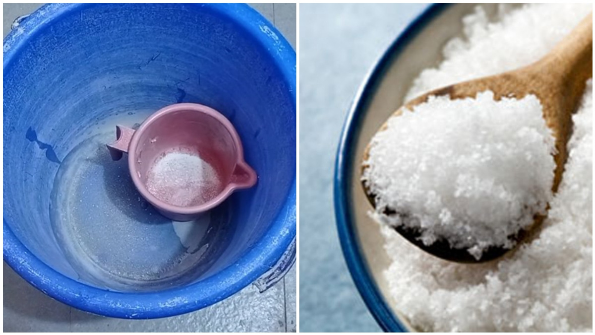 ಕ್ಲೋರೈಡ್ ಹಿಡಿದ ಬಕೆಟ್, ನಲ್ಲಿ ಕ್ಲೀನ್ ಮಾಡೋಕೆ ಉಪ್ಪು ಇದ್ರೆ ಸಾಕು..! ಹೊಸತರಂತೆ ...