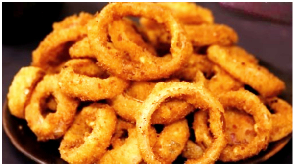 How To Make Onion Ring Snacks At Home In Kannada