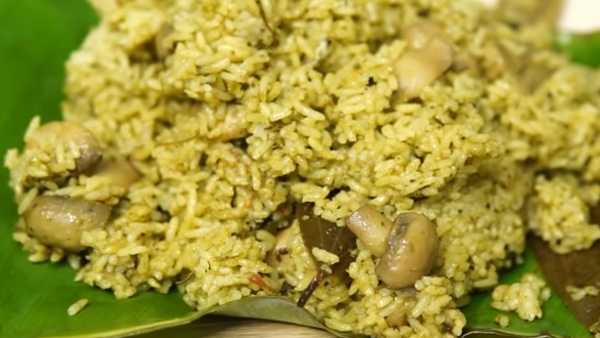 How To Make Special Mushroom Biriyani At Home In Kannada