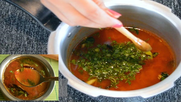 tomato garlic Rasam