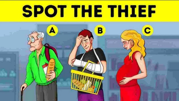 Brain Teaser Can You Identify The Thief In This Picture