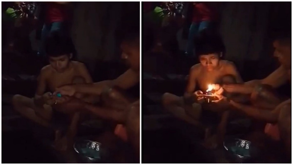 Isolated Amazon Tribesman Experiences Modern Fire Got Stunned