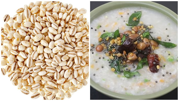 Barli Ganji For Summer At Home In Kannada