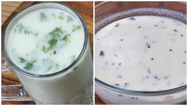 How To Make Oggarane Buttermilk At Home For Summer In Kannada