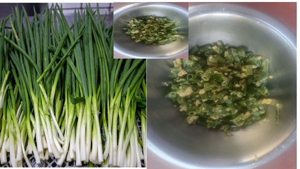 Spring onion palya recipe