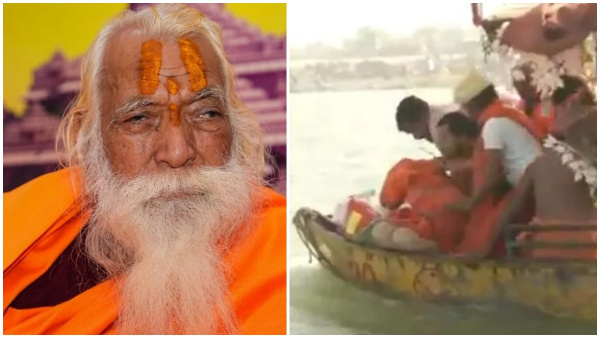 Mortal Remains Of Satyendra Das Were Immersed In The Sacred Saryu River
