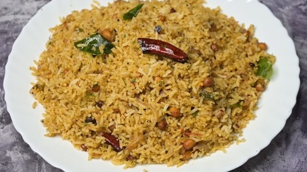 How To Make Garlic Rice For Breakfast At Home In Kannada