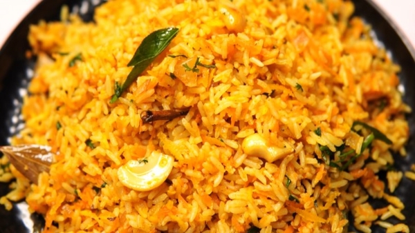 How To Make Carrot Rice For Breakfast At Home In Kannada
