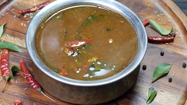 How To Make Tamarind Rasam Without Using Any Vegetables At Home In Kannada