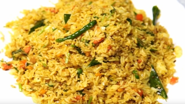 How To Make Veg Rice Bath Without Vegetables At Home In Kannada