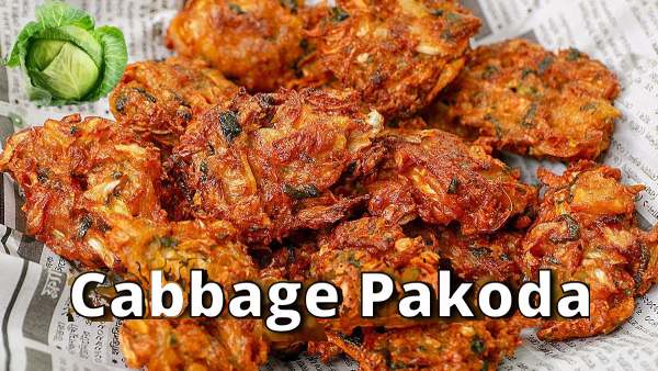 cabbage pakoda