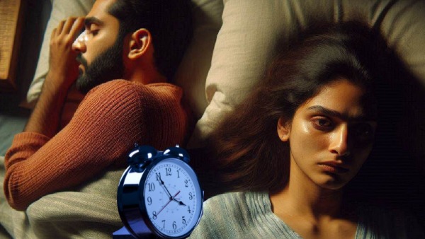 Women Sleeping positions