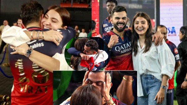 Kohli hugs Anushka Sharma