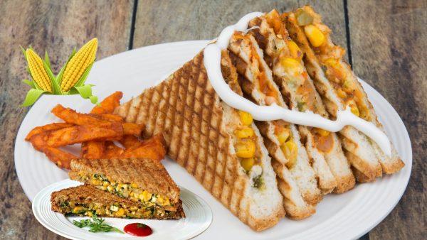 Paneer Corn Sandwich