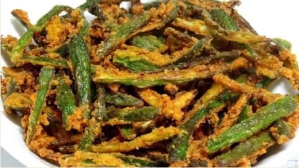 Bendekayi Masala Fry For Dinner At Home In Kannada