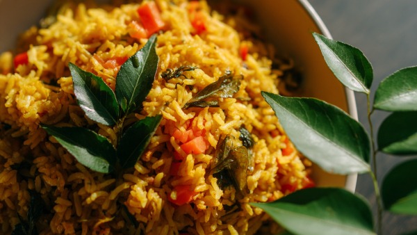 Curry Leaves Pulao Recipe at home