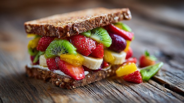 How To Make Fruit Salad Sandwich