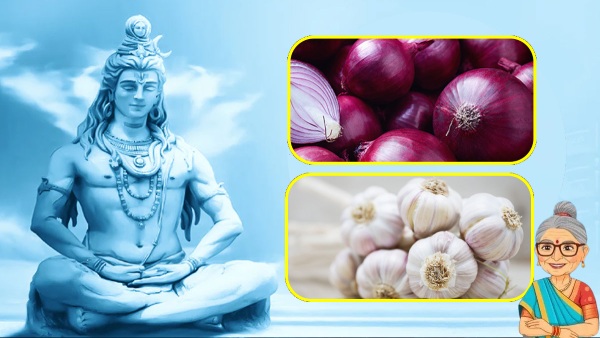 why onion and garlic should be avoided in Shravana Masa