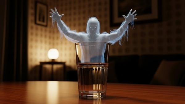 Do You Believe In Ghosts Discover If Spirits Are Sharing Your Home From Glass Of Water