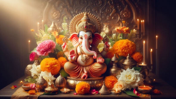 Ganesh Chaturthi flowers