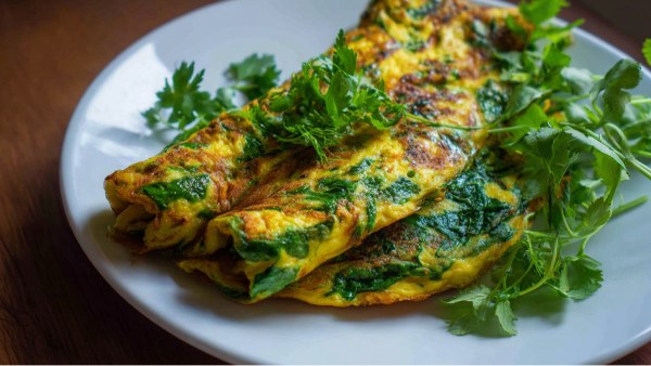 green omelette recipe