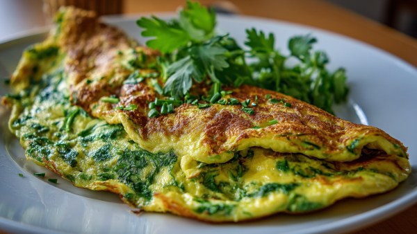 How to Make green omelette