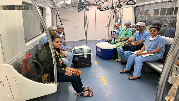 In A Historic First Human Organs Were Transported Via Namma Metro
