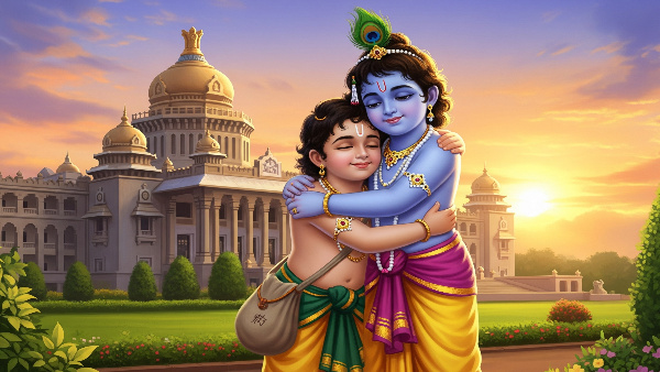 Share These Amazing Photos Of Krishna And Sudama With Your Friends