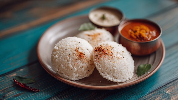 soft and warm podi idli