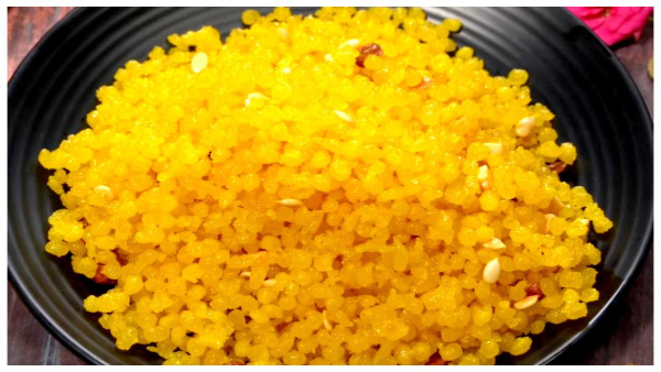 How To Make Sweet Boondi For Festivals At Home In Kannada