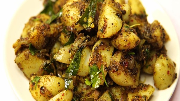 How To Make Alu Pepper Fry At Home In Kannada