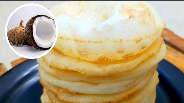 How To Make Coconut Puri For Breakfast At Home In Kannada