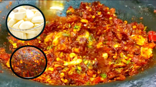 How To Make Garlic Chutney At Home In Kannada