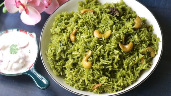 Spinach Ghee Rice