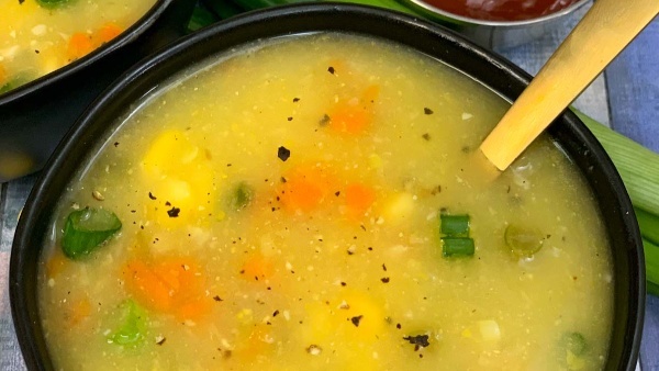 Sweet corn soup