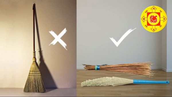Correct Way to Keep Broom at Home