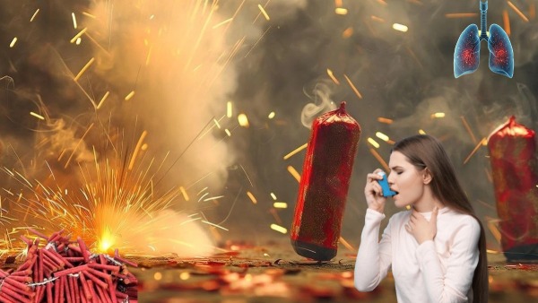 Diwali Firecracker Smoke