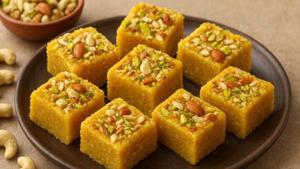 kaju pista badam burfi