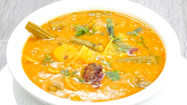 How To Make Bele Sambar For Rice Recipe At Home In Kannada