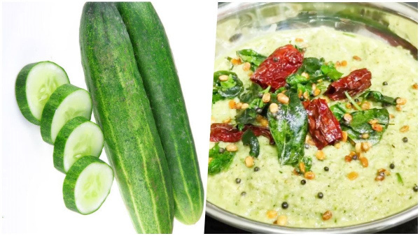 How To Make Cucumber Chutney Recipe At Home In Kannada