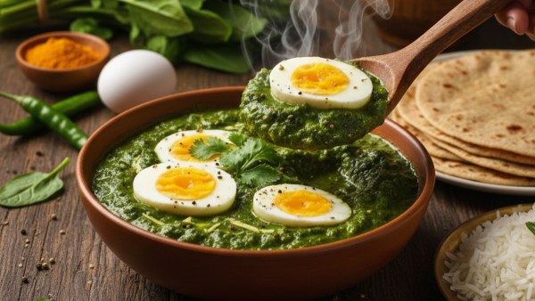Egg Palak Curry