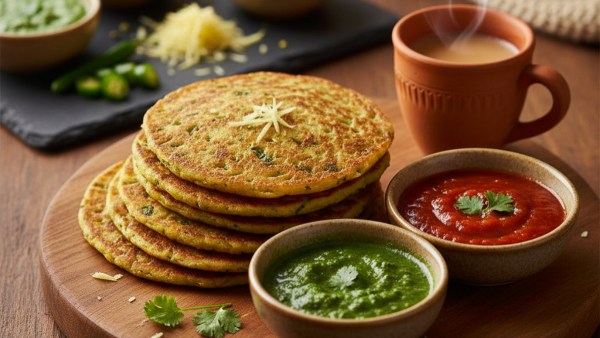 Moong Dal Adrak Chilla Recipe
