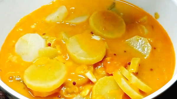 How To Make Mulangi Sambar At Home In Kannada