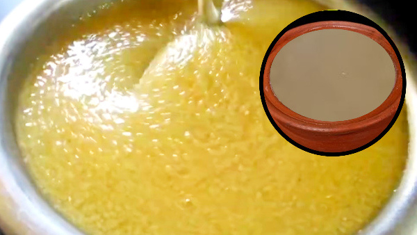 How To Make Rava Ganji For Cold And Lose Weight At Home In Kannada