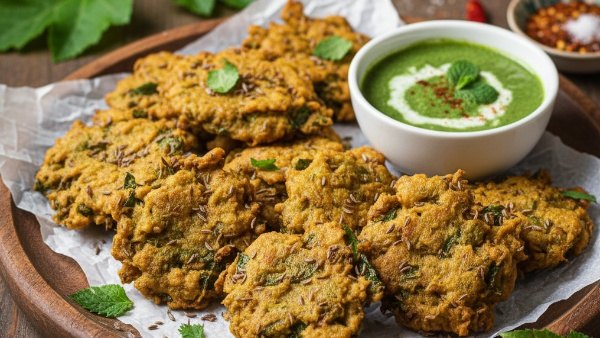 Pumpkin Leaf Pakora Recipe