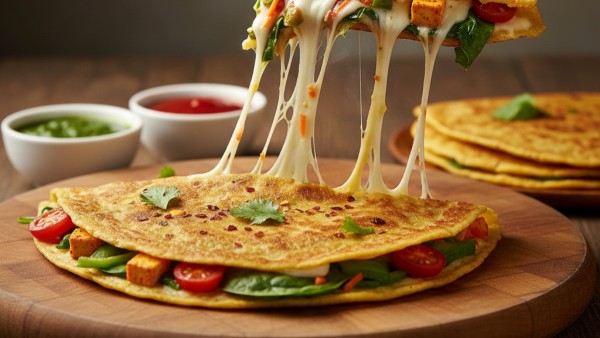 Vegetable Paneer Chilla