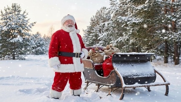 Why Does Santa Claus Appear In Red And White Clothes